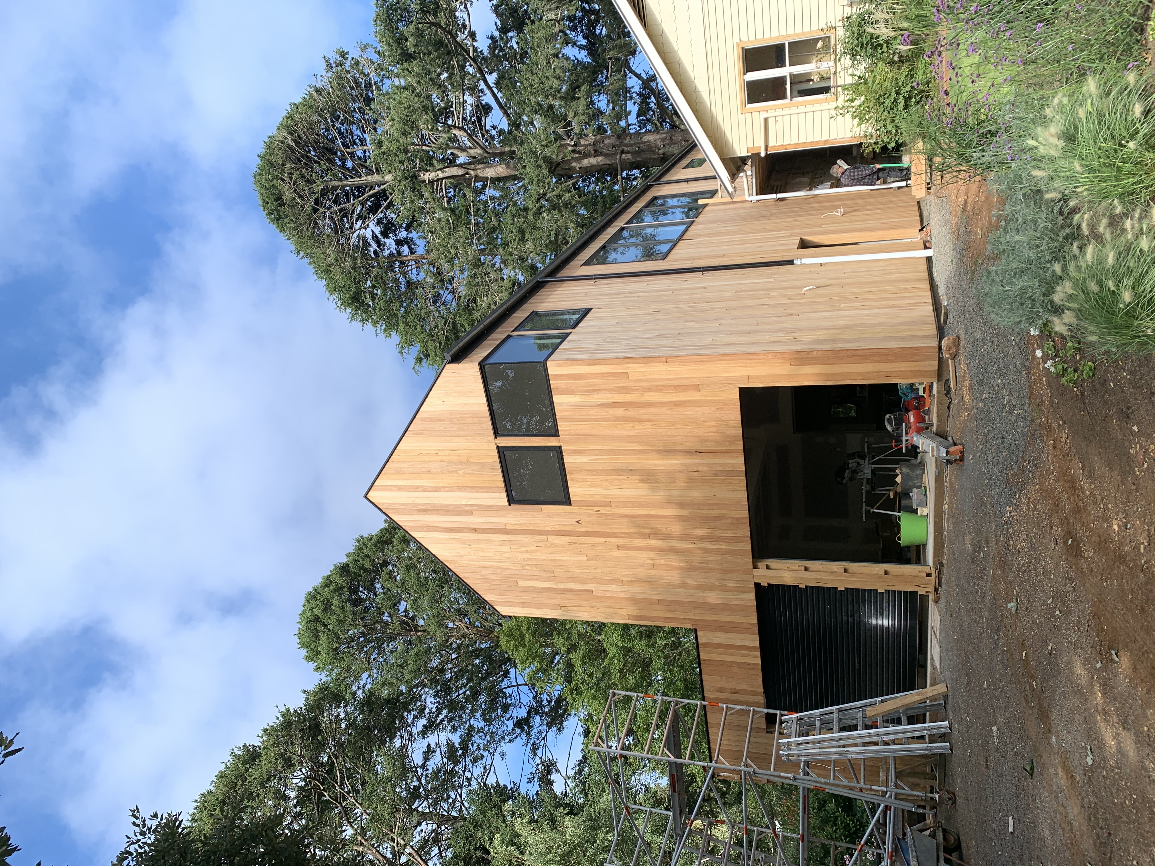 Shed or outbuilding work in progress